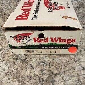 Red Wing Shoes Branded boots Lined 11.5D 8 Inch high